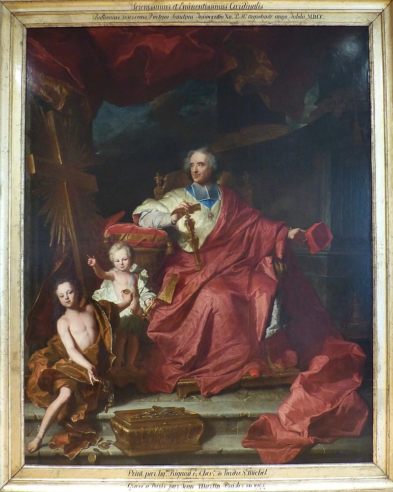 Ritratto del cardinale Bouillon - Musée Hyacinthe, Rigaud, Perpignano